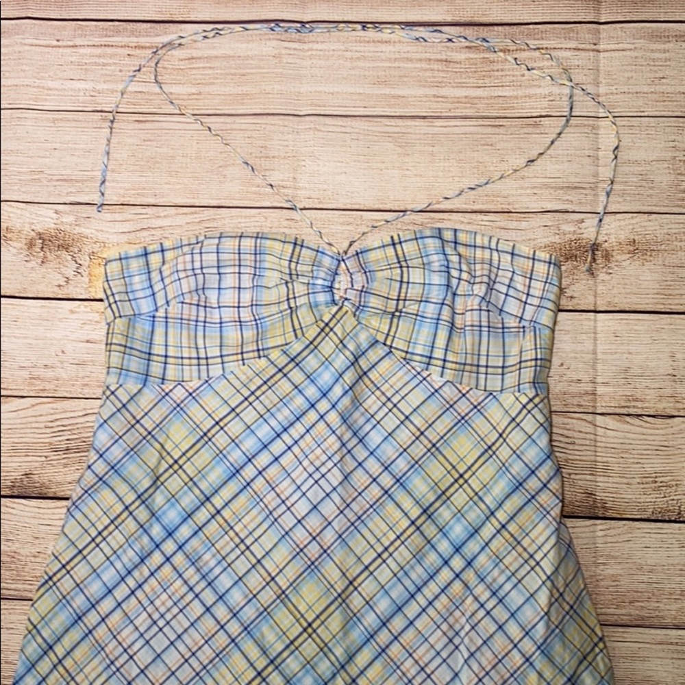 Loft Plaid Halter Dress size 10 - Picture 8 of 10